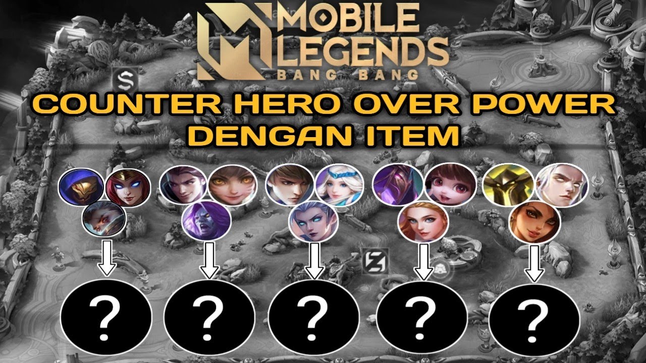 Cara counter hero mobile legends m6 yang populer